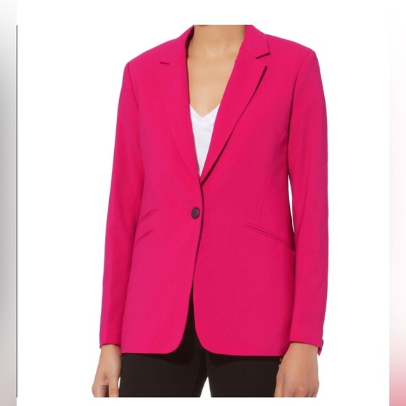 Rag and Bone Ridley Hot Pink Stretch Blazer - Picture 10 of 15